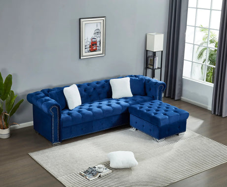 4 Seater Oversized L Shaped Reversible Sectional Sofa - Furniture Home Direct