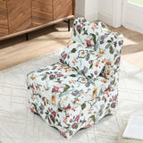 Stylish Flannel Dining Chair With Soft Cushion And Backrest - Furniture Home Direct