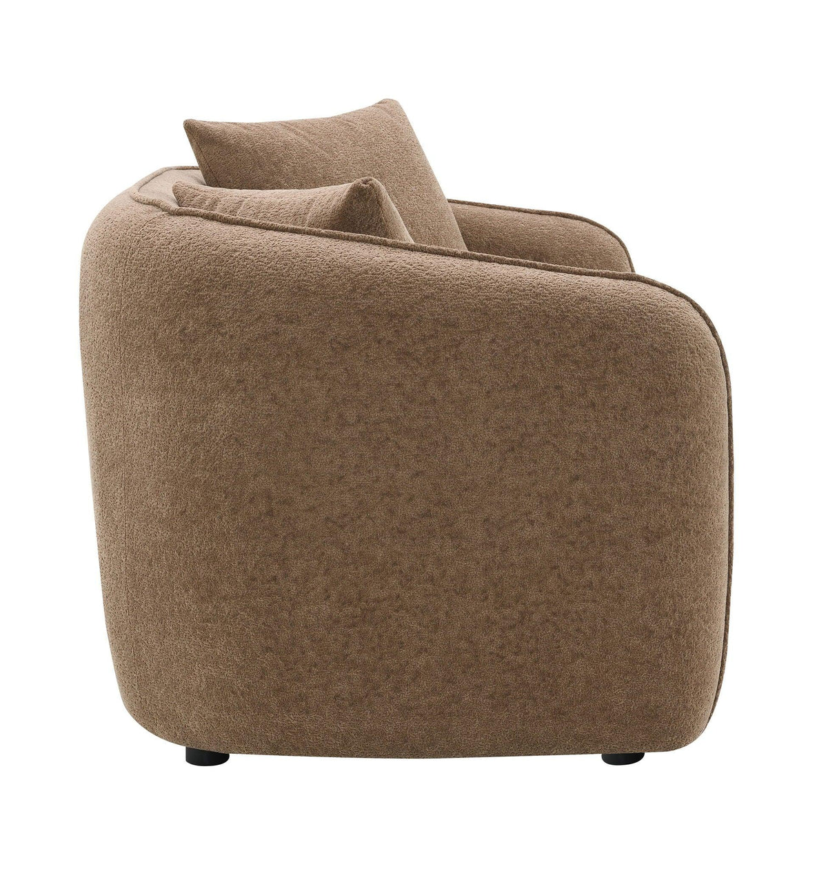 Keith - Chenille Loveseat With 2 Matching Color Toss Pillows - Furniture Home Direct