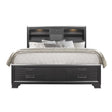 Civic - 5 Piece Bedroom Set With Storage Drawers - Furniture Home Direct