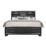 Civic - 5 Piece Bedroom Set With Storage Drawers - Furniture Home Direct