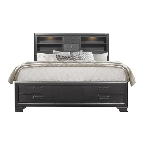 Civic - 5 Piece Bedroom Set With Storage Drawers - Furniture Home Direct