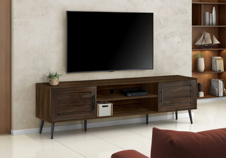 TV Stand, Console, Media Entertainment Center, Storage Cabinet, Transitional - Furniture Home Direct