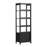 Transitional Narrow Bookshelf With Drawer On Bottom - Furniture Home Direct