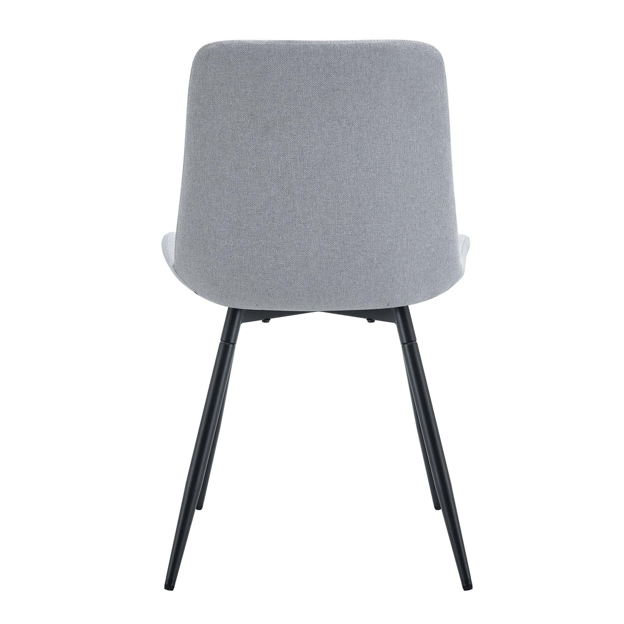 Dining Chair Set Modern Light Upholstered Fabric Chairs Gray - Furniture Home Direct