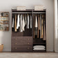 Open Wardrobe Storage For Bedroom - Furniture Home Direct