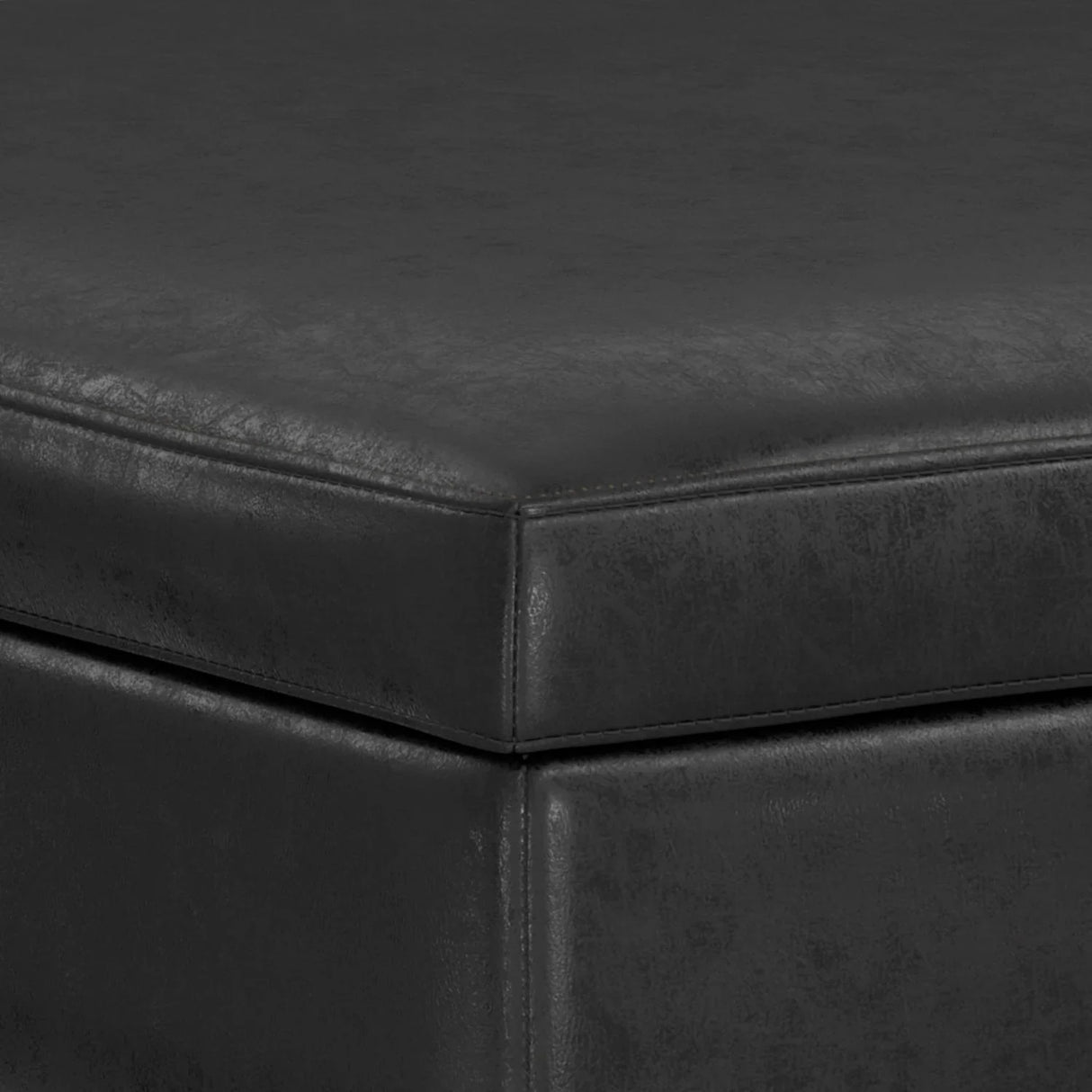 Owen - Multifunctional Square Coffee Table Storage Ottoman - Furniture Home Direct