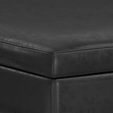 Owen - Multifunctional Square Coffee Table Storage Ottoman - Furniture Home Direct