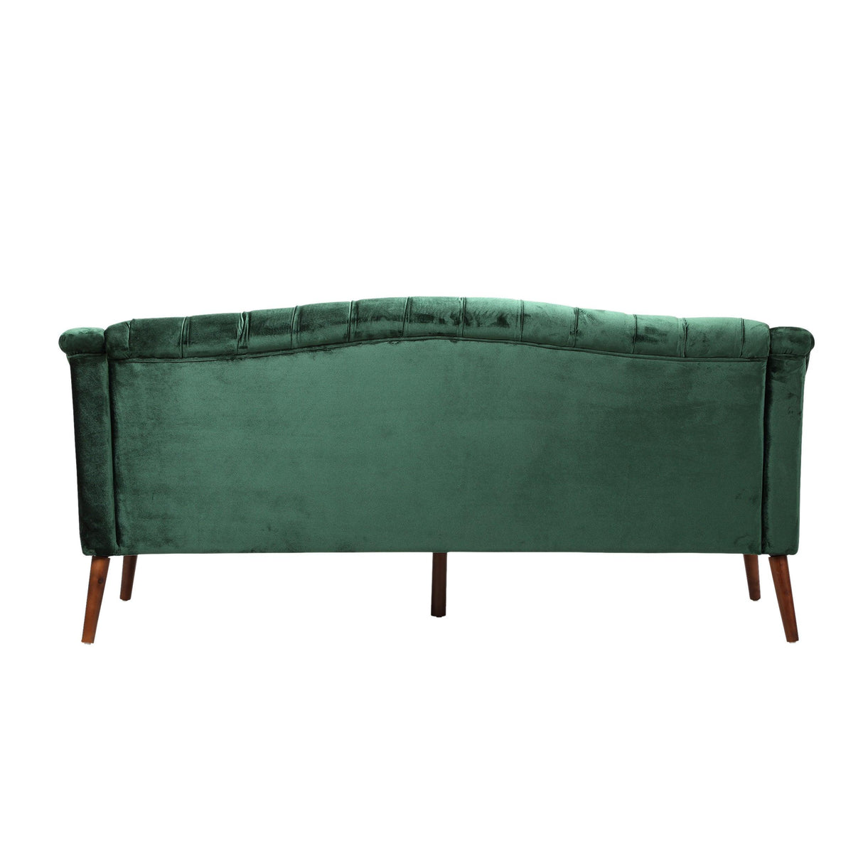 Sturdy Velvet Sofa - Green - Furniture Home Direct