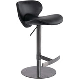 Titanium Stainless Steel Bar Stool, Swivel Adjustable Height For Kitchen Counter And Dining Room - Furniture Home Direct