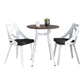 Clara Charlotte - 3 Piece Round Dinette Set Vintage With Rounded - Furniture Home Direct