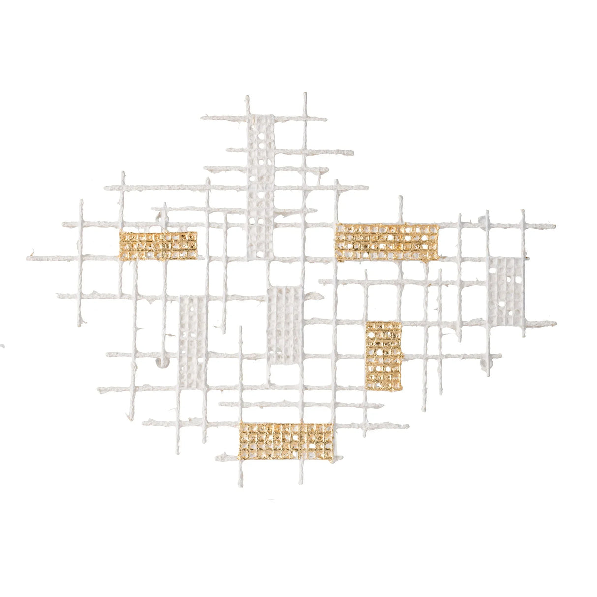 Wall Decor - White / Gold - Furniture Home Direct