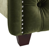 Marcella - Upholstered Shelter Headboard Bed Set - Furniture Home Direct