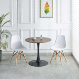 Tulip Table Mid-Century Dining Table With Round MDF Table Top, Pedestal Dining Table, End Table Leisure Coffee Table - Furniture Home Direct