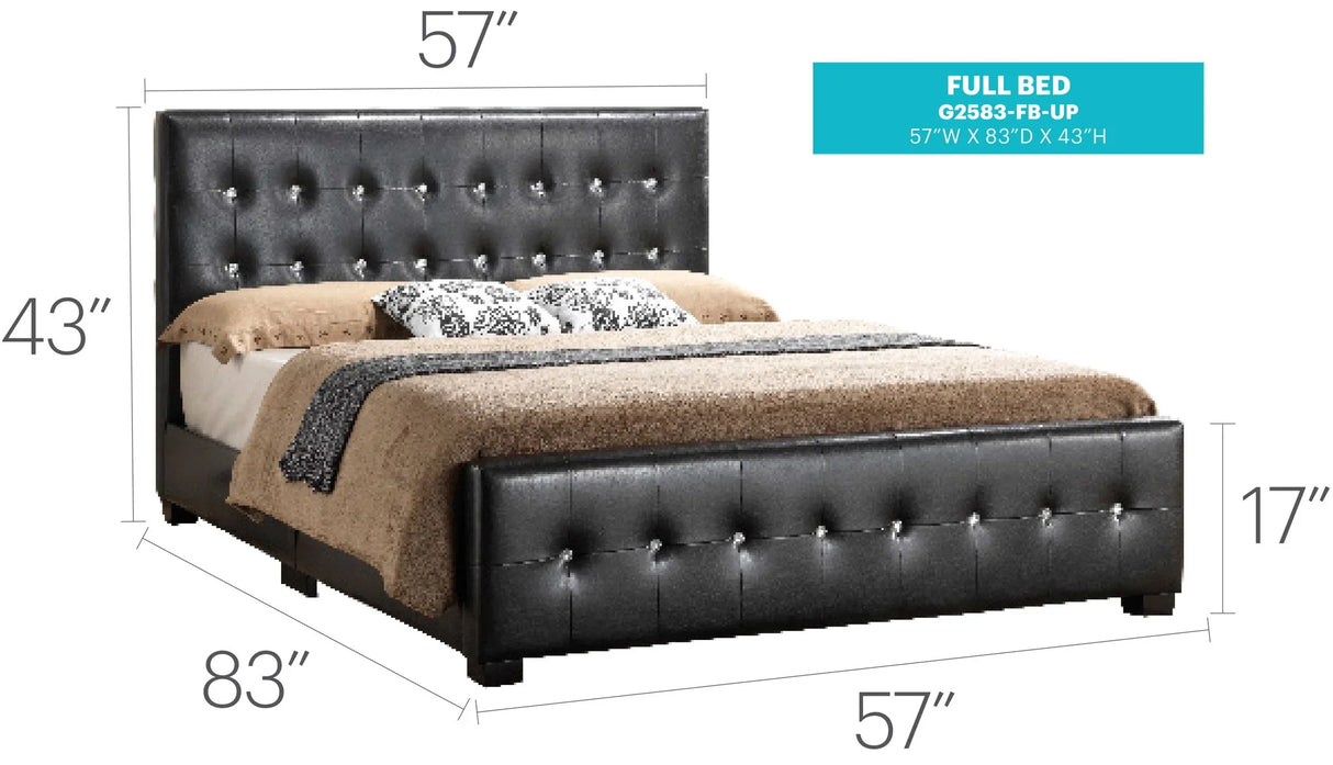 Stylish Transitional Bed - Furniture Home Direct