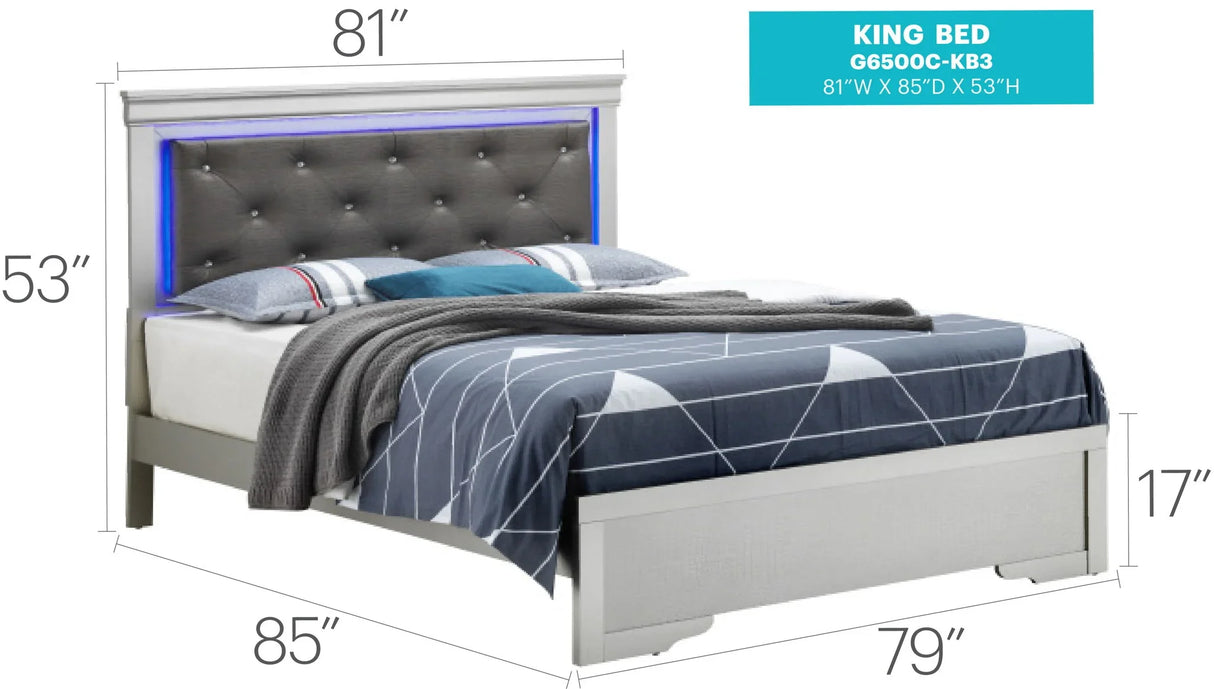 LED Elegant Bed - Furniture Home Direct