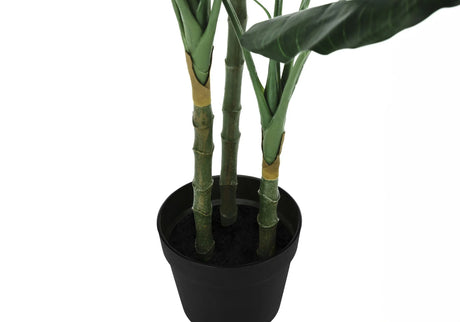 42" Tall, Artificial Plant, Evergreen Tree, Indoor, Faux, Fake, Floor, Greenery, Potted, Decorative - Green / Black - Furniture Home Direct