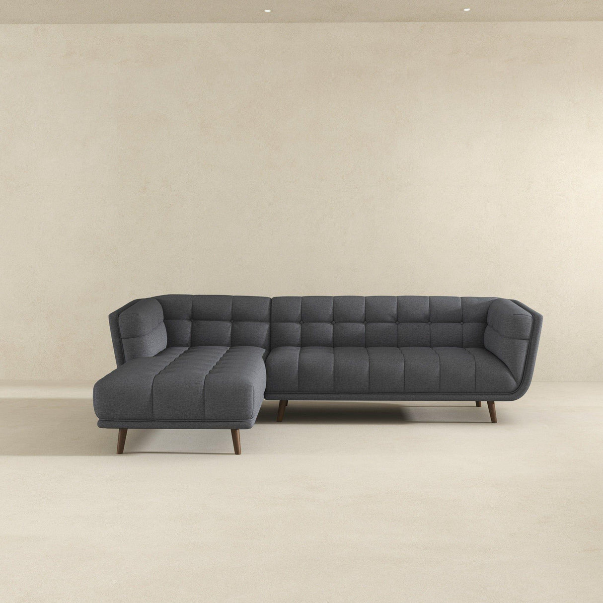 Addison - L Shape Sectional Sofa Tufted - Furniture Home Direct