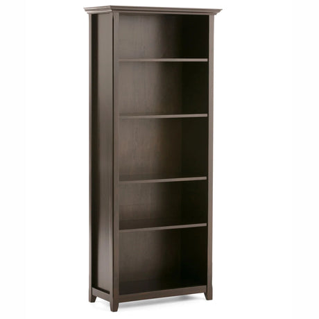 Amherst - 5 Shelf Bookcase, Handcrafted - Furniture Home Direct