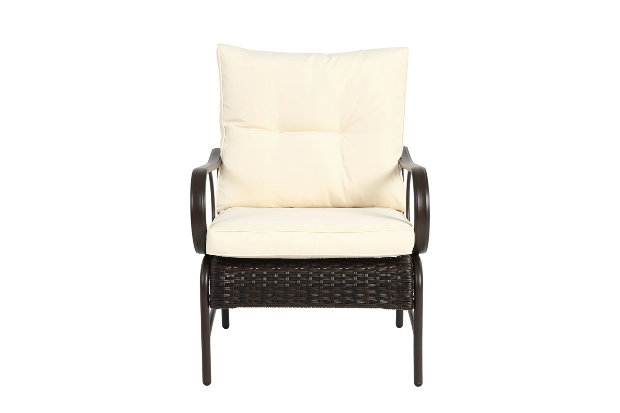 3 Piece Conversation Set - Beige - Furniture Home Direct