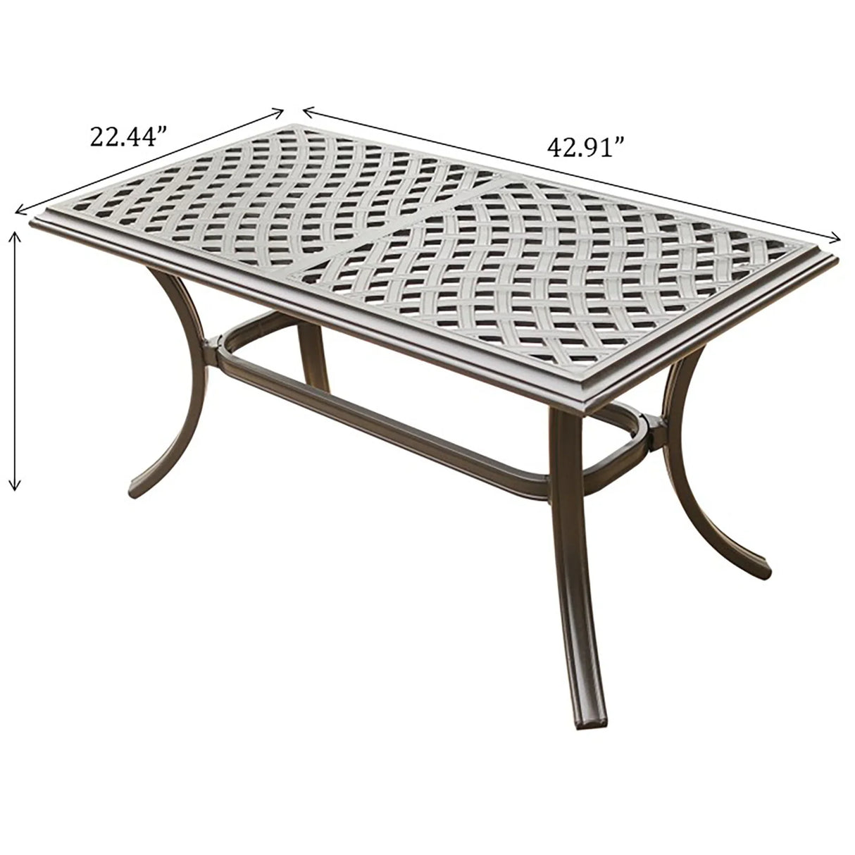 Outdoor Coffee Table - Espresso Brown - Furniture Home Direct