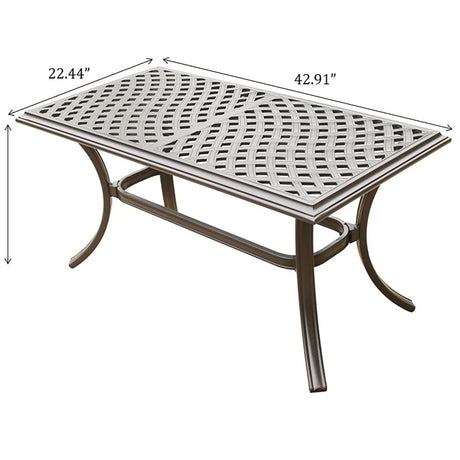 Outdoor Coffee Table - Espresso Brown - Furniture Home Direct