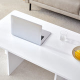 Coffee Table With X Leg Design For Living Room White - Furniture Home Direct