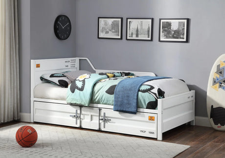 Cargo - Twin Daybed With Trundle - White - Furniture Home Direct