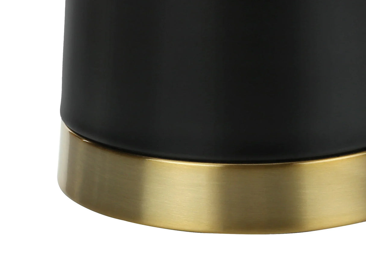 Lighting, Table Lamp, Resin, Contemporary - Black / Cream - Furniture Home Direct