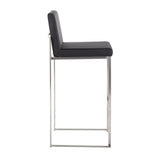 Fuji - Contemporary And Modern Elegance High Back Barstool - Furniture Home Direct