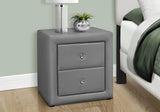 Nightstand, Storage Drawer Versatile Use, Upholstered, Transitional - Furniture Home Direct