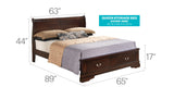 Louis Phillipe - Storage Bed - Furniture Home Direct