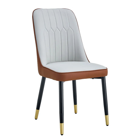 Modern Dining Chair With Metal Leg - Furniture Home Direct