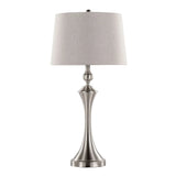 Flint - Contemporary Table Lamp Built In USB Port (Set of 2) - Furniture Home Direct