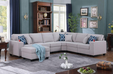 Cooper - Sectional Sofa With Ottomans And Cupholder - Furniture Home Direct