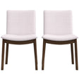 Laura - Mid-Century Modern Solid Wood Dining Chair (Set of 2) - Furniture Home Direct
