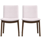 Laura - Mid-Century Modern Solid Wood Dining Chair (Set of 2) - Furniture Home Direct