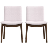 Laura - Mid-Century Modern Solid Wood Dining Chair (Set of 2) - Furniture Home Direct
