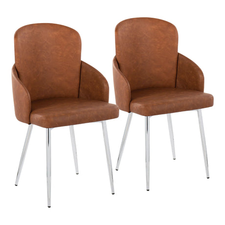 Dahlia - Contemporary, Dining Chair (Set of 2) - Furniture Home Direct