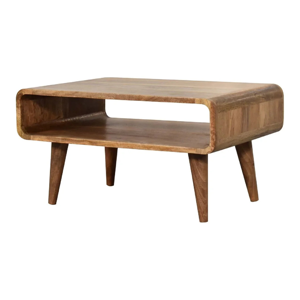 Solid Wood Open Media Unit - Furniture Home Direct