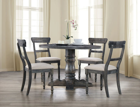 Leventis - Weathered Dining Table - Gray - Furniture Home Direct