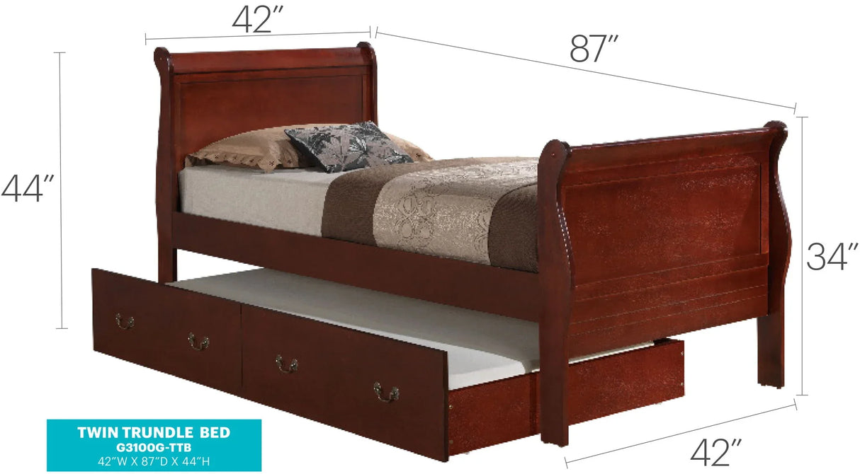 Elegant Trundle Bed With Timeless Charm - Furniture Home Direct