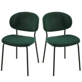 Boucle Dining Chairs, Dining Chairs With Metal Legs For Dining Room, Kitchen, Living Room - Furniture Home Direct