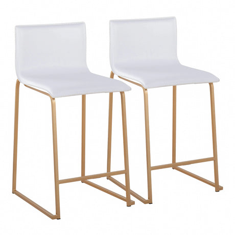 Mara - Contemporary Counter Stool Elegant Design (Set of 2) - Furniture Home Direct