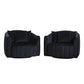 Upholstered Oversized 360° Swivel Accent Barrel Chair And Half Cozy Sofa With 3 Pillows - Furniture Home Direct