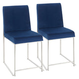 Fuji - Contemporary Modern Elegance High Back Dining Chair (Set of 2) - Furniture Home Direct