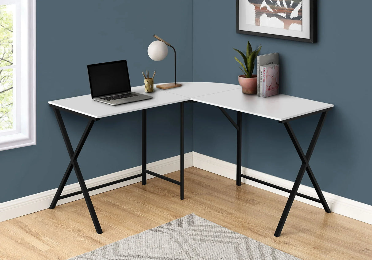 Computer Desk, Home Office, Corner, L Shape, Laptop, Contemporary / Modern - Furniture Home Direct
