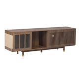 TV Stand Mid Century Modern Cat House Console Walnut - Furniture Home Direct