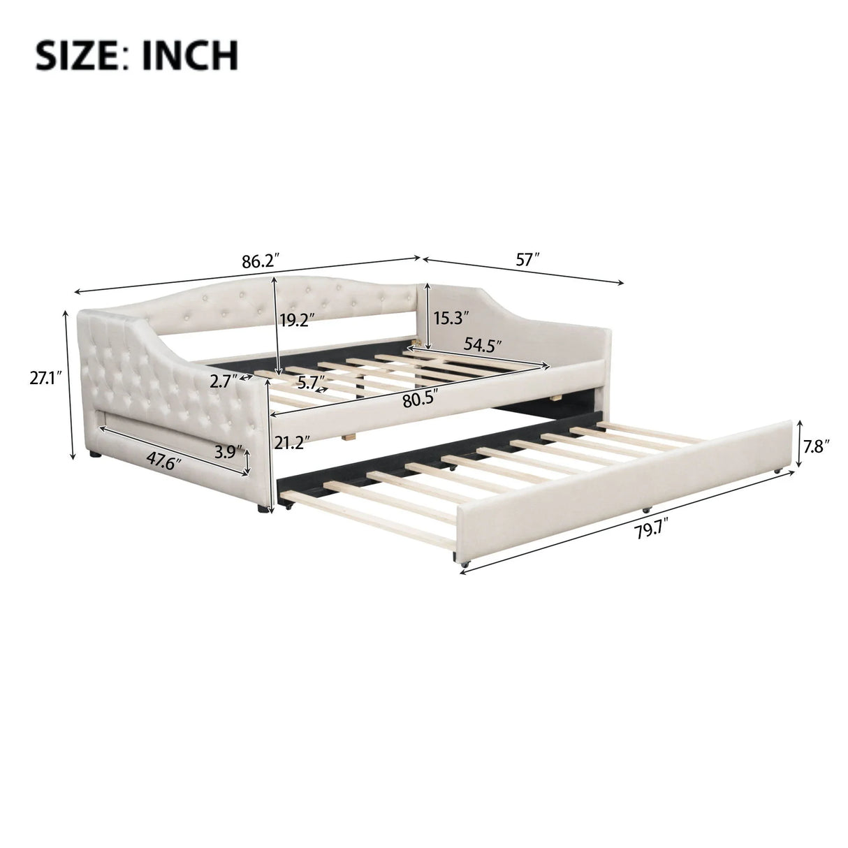 Daybed With LED Belt - Furniture Home Direct