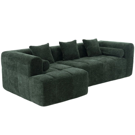 Sectional Free Combined Sofa With 2 Side Pockets - Furniture Home Direct